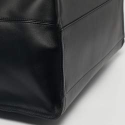 Pre Owned Montblanc Black Leather Meisterstuck Soft Tote