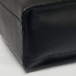 Pre Owned Montblanc Black Leather Meisterstuck Soft Tote