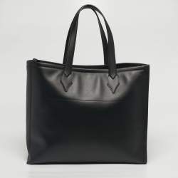 Pre Owned Montblanc Black Leather Meisterstuck Soft Tote