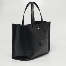 Pre Owned Montblanc Black Leather Meisterstuck Soft Tote