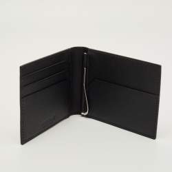 Pre Owned Montblanc Sartorial Grey Camouflage Leather 4CC Money Clip Wallet