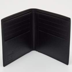 Pre Owned Montblanc 8cc Black Leather Meisterstück Bifold Wallet