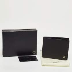 Pre Owned Montblanc 8cc Black Leather Meisterstück Bifold Wallet