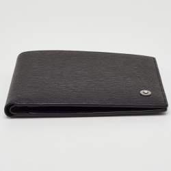 Pre Owned Montblanc 8cc Black Leather Meisterstück Bifold Wallet