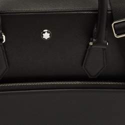 Pre Owned Montblanc Sartorial Medium Black Leather Document Case