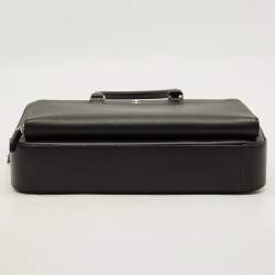Pre Owned Montblanc Sartorial Medium Black Leather Document Case