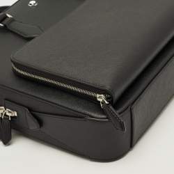 Pre Owned Montblanc Sartorial Medium Black Leather Document Case