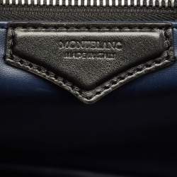 مملوكة مسبقًا حقيبة مستندات مون بلان ميسترستك جلد أسود