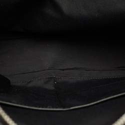 مملوكة مسبقًا حقيبة عمل مون بلان سارتوريال دابل زيب جلد أسود