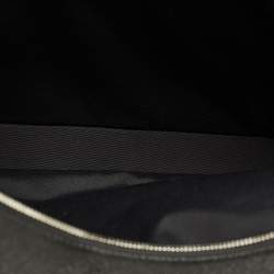 مملوكة مسبقًا حقيبة عمل مون بلان سارتوريال دابل زيب جلد أسود