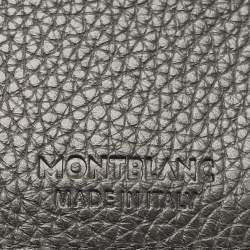 Pre Owned Montblanc Meisterstuck Black/Blue Leather Card Holder