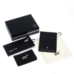 Montblanc Black Perforated Leather Meisterstuck Card Case