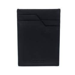 Montblanc Black Perforated Leather Meisterstuck Card Case