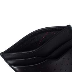 Montblanc Black Perforated Leather Meisterstuck Card Case