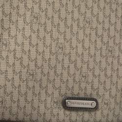 MontBlanc Brown Coated Canvas and Leather Flap Messenger Bag