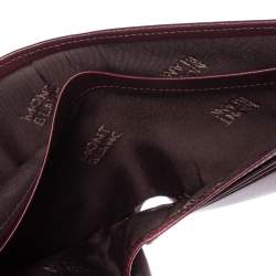 مملوكة مسبقًا محفظة مون بلان طية مزدوجة ميزترستوك جلد سوداء