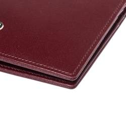 مملوكة مسبقًا محفظة مون بلان طية مزدوجة ميزترستوك جلد سوداء