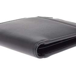 Pre Owned Montblanc Black Leather Urban Spirit 6cc Wallet 