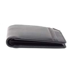 Pre Owned Montblanc Black Leather Urban Spirit 6cc Wallet 