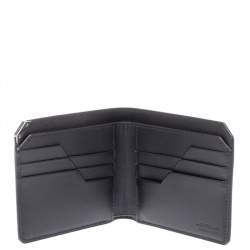 Pre Owned Montblanc Black Leather Urban Spirit 6cc Wallet 