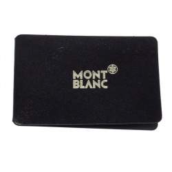 Pre Owned Montblanc Black Leather Urban Spirit 6cc Wallet 