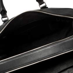 Pre Owned Montblanc Black Leather Large Sartorial Document Briefcase