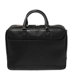Pre Owned Montblanc Black Leather Large Sartorial Document Briefcase