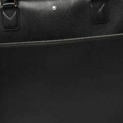 Pre Owned Montblanc Black Leather Large Sartorial Document Briefcase