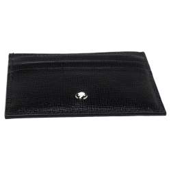 Pre Owned Montblanc Black Leather Meisterstuck Card Holder 6CC