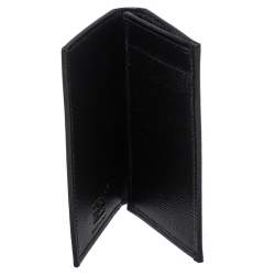 Pre Owned Montblanc Black Leather Meisterstuck Business Card Holder