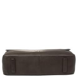Pre Owned Montblanc Dark Brown Leather Meisterstuck Sfumato Briefcase
