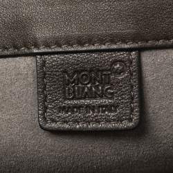 Pre Owned Montblanc Dark Brown Leather Meisterstuck Sfumato Briefcase