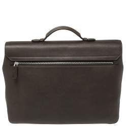 Pre Owned Montblanc Dark Brown Leather Meisterstuck Sfumato Briefcase