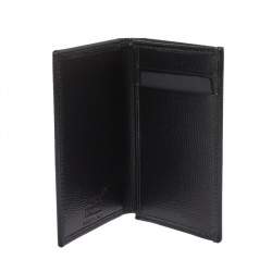 Pre Owned حافظة بطاقات عمل مون بلان مسترستالك جلد سوداء 