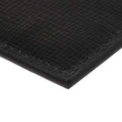 Pre Owned حافظة بطاقات عمل مون بلان مسترستالك جلد سوداء 