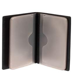 Montblanc Black Leather Meisterstuck Multi Credit Card Case 