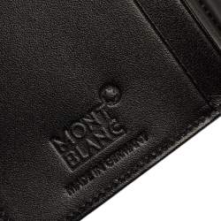 Montblanc Black Leather Meisterstuck Multi Credit Card Case 
