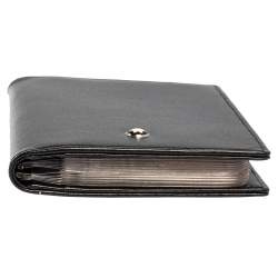 Montblanc Black Leather Meisterstuck Multi Credit Card Case 
