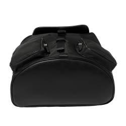 Montblanc Black Nylon and Leather Small Sartorial Jet Backpack