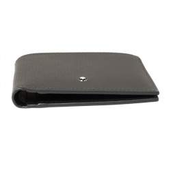 Pre Owned محفظة مون بلان إكستريم جلد رصاصي 6سي سي 