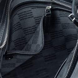 مملوكة مسبقًا حقيبة ماسنجر مون بلان مظروف سارتوريال متوسط جلد أسود