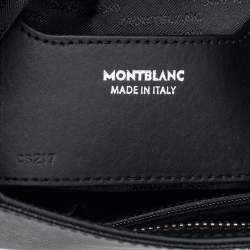 مملوكة مسبقًا حقيبة ماسنجر مون بلان مظروف سارتوريال متوسط جلد أسود