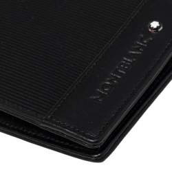مملوكة مسبقًا Montblanc Black Nylon and Leather Nightflight Bifold Wallet 