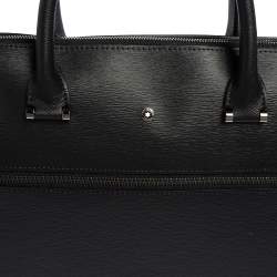Pre Owned Montblanc Black Leather 4810 Westside Slim Document Case