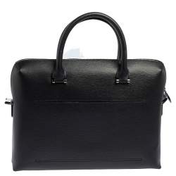 Pre Owned Montblanc Black Leather 4810 Westside Slim Document Case