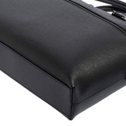 Pre Owned Montblanc Black Leather 4810 Westside Slim Document Case