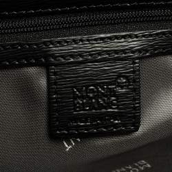 Pre Owned Montblanc Black Leather 4810 Westside Slim Document Case