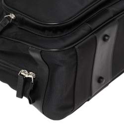 مملوكة مسبقًا Montblanc Black Nylon and Leather Nightflight Holdall Briefcase