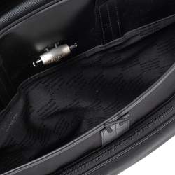مملوكة مسبقًا Montblanc Black Nylon and Leather Nightflight Holdall Briefcase