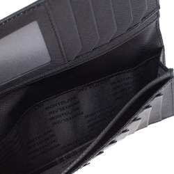 مملوكة مسبقًا Montblanc Black Leather Sartorial 14CC Vertical Wallet 